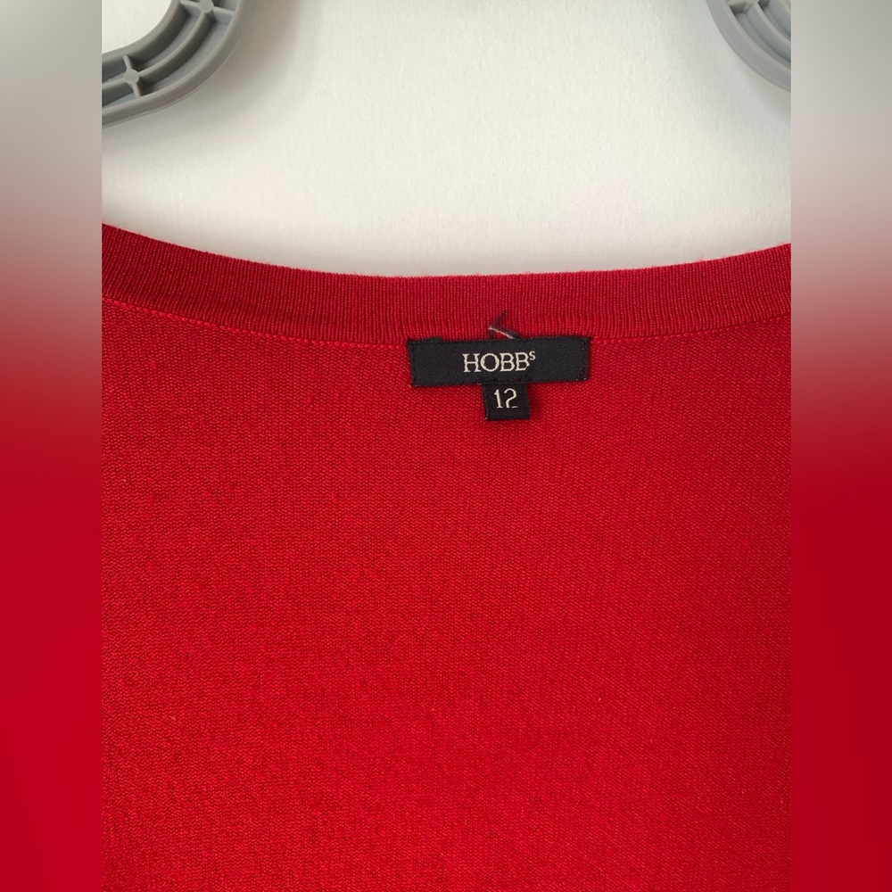 Hobbs red cardigan - size 12 - Picture 3 of 6